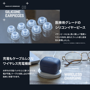 AVIOT トゥルーワイヤレスイヤフォン カーキ TE-A1-KH-イメージ14