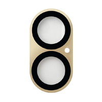 サンクレスト iPhone 16/16 Plus用ビューティーレンズカバー 2眼 ホワイトゴールド I38FCBC05