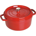 Staub ピコ・ココットラウンド 24cm Staub チェリー 40509-835-0ﾗｳﾝﾄﾞ24CMﾁｴﾘ-