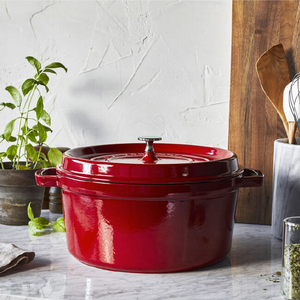 Staub ピコ・ココットラウンド 24cm Staub チェリー 40509-835-0ﾗｳﾝﾄﾞ24CMﾁｴﾘ--イメージ2