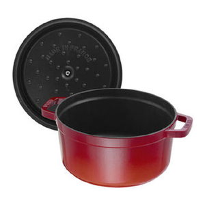 Staub ピコ・ココットラウンド 24cm Staub チェリー 40509-835-0ﾗｳﾝﾄﾞ24CMﾁｴﾘ--イメージ6