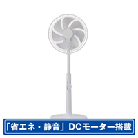 YUASA DCリビング扇風機 オフホワイト YGT-DH3424HFR(W)