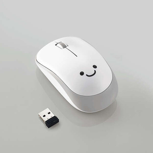 エレコム 抗菌省電力 ワイヤレスIRマウス （3ボタン） M-IR07DRKシリーズ ホワイト M-IR07DRKWH-イメージ2