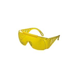トラスコ中山 TRUSCO　一眼型サイド付セーフティグラス　イエロー GS-33Y-イメージ1