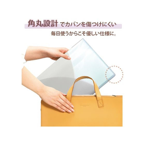 プラス PASTY クリアーファイル A4タテ 20ポケット バニラホワイト FCU8395-98407/FC-400P-イメージ6