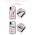 Dparks iPhone XS/X用ブラックケース スタンプ レッド DS10406I8-イメージ9
