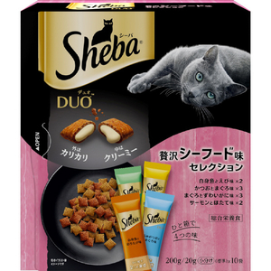 マースジャパンリミテッド シーバ デュオ 贅沢シーフード味セレクション(200g) ｼ-ﾊﾞﾃﾞﾕｵｼ-ﾌ-ﾄﾞｾﾚｸｼﾖﾝ200G-イメージ1
