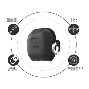 araree AirPods 4用ソフトケース POPS フラミンゴピンク AR27406AP4-イメージ3