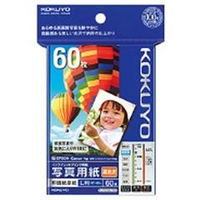 コクヨ IJP用写真用紙 印画紙原紙(高光沢) L 60枚入り KJ-D12L-60