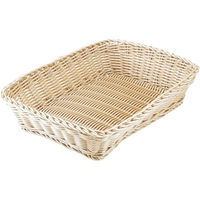 シービージャパン 洗えるバスケット ルンド レクタングルL ビスケット FC185MT