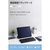 エレコム 13インチiPad Air(M3/M2) フラップケース 薄型軽量 背面クリア 2アングル ネイビー TB-A25XWVNV-イメージ3