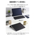 エレコム 13インチiPad Air(M3/M2) フラップケース 薄型軽量 背面クリア 2アングル ネイビー TB-A25XWVNV-イメージ4