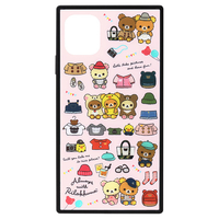 PGA iPhone 11用ガラスハイブリッドケース リラックマ/いつでもいっしょリラックマ YY03401