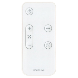 コイズミ DCモーター搭載壁掛けサーキュレーター ホワイト KCF1556W-イメージ2