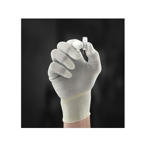 アンセル ヘルスケア ジャパン 静電気対策手袋 ハイフレックス 48-135 XSサイズ グレー／ホワイトXS1519.0～24.016.8 FC401EL-8580680-イメージ2