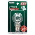 ヤザワ PS40形・E17口金 クリプトン球 クリア 36W省エネ長寿命タイプ 1個入り P351736CL