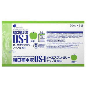 大塚製薬 OS-1(オーエスワン) ゼリーパウチ アップル風味 200g×6個 FC730TD-イメージ2