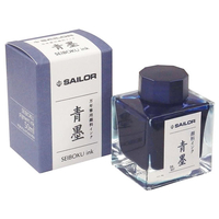 セーラー万年筆 万年筆用ボトルインク 青墨 50ml F01139613-2002-242