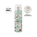 スケーター ワンタッチストローボトル 480ml スヌーピー FC099PS-STOT5ST