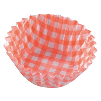 東洋アルミエコー 東洋アルミエコープロダクツ/紙ケースカラー 500枚入 6号 深口 チェック赤 FC540LG-2860120