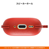 araree AR27407AP4 AirPods 4用ソフトケース POPS レッド