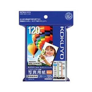 コクヨ IJP用写真用紙 印画紙原紙(高光沢) L 120枚入り KJ-D12L-120-イメージ1