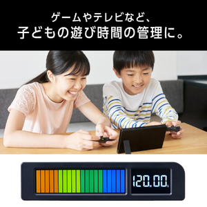 キングジム 目盛りで残り時間が一目でわかるタイマー クロ VBT20-BK-イメージ16