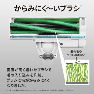 シャープ サイクロン式コードレススティッククリーナー RACTIVE Air ホワイト系 EC-AR11-W-イメージ13