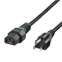 サンワサプライ 抜け防止ロック電源コード(3P・1m) ブラック APW12-515C13LK01