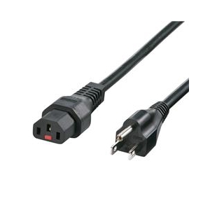 サンワサプライ 抜け防止ロック電源コード(3P・1m) ブラック APW12-515C13LK01-イメージ1