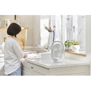 ドウシシャ ポータブルファン ホワイト FBA-160BWH-イメージ3