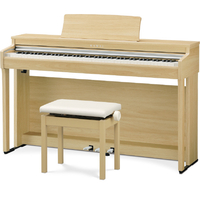 KAWAI CN21 電子ピアノ　ヘッドホン、椅子付き　現地直接取引 電子ピアノ(プレミアムライトオーク調)【高低自在椅子