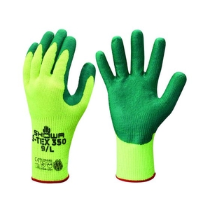 ショーワグローブ 耐切創手袋 ハガネコイル S-TEX350 緑 L FC726FU-1614386-イメージ1