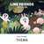 LINE FRIENDS iPhone XR用ケース SLIM FIT テーマ ブラウン KCL-SCT004-イメージ3