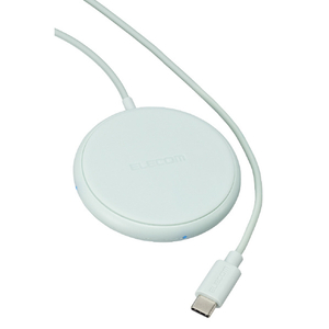 エレコム ケーブル一体型 Qi規格対応ワイヤレス充電器(5W・卓上・1m) グリーン W-QA25GN-イメージ8