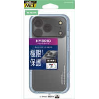 エレコム iPhone 17 ProMax用ハイブリッドケース 極限 メタルステッカー付 クリア PM-A25DHVCKKCR