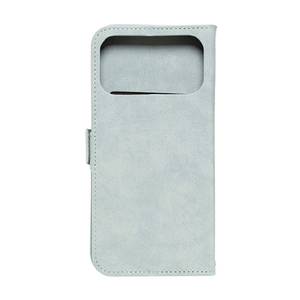 NATURAL　design iPhone17 Pro Max用 手帳型ケース STYLE NATURAL ブルーグレー IP25-69P-VS10-イメージ2