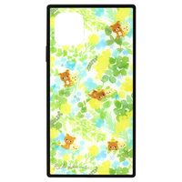 PGA iPhone 11用ガラスハイブリッドケース リラックマ/リラックマスタイル(フラワー) YY03402