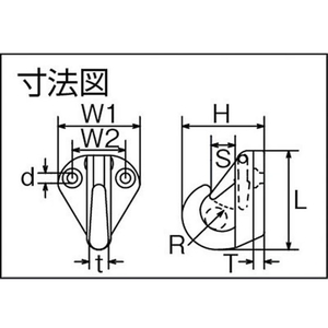 水本機械製作所 ステンレス ウォールフック 41mm×34mm FC103FH-3788636-イメージ2