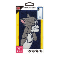 PGA iPhone 16用クリアフリップケース トム PG-W24ACF01TOM