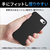 エレコム iPhone SE(第3世代)/SE(第2世代)/8/7用シリコンケース 抗菌 ブラック PM-A22SSC2BK-イメージ4