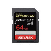 サンディスク SDXC UHS-IIカード(64GB) エクストリームプロ ブラック SDSDXDK-064G-JNJIP