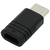 インプリンク Type-C/microUSB対応 変換コネクタ 3A ブラック ICCMC30BK-イメージ1
