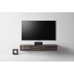 朝日木材 ホームシアターラックW800 Fuga ダークブラウン×ブラック FG-BX800B-イメージ9
