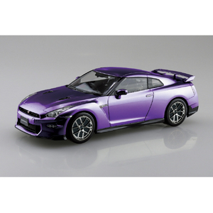 アオシマ 1/32 ニッサン R35 NISSAN GT-R 2024 カスタムホイール(メタリックパープル) Aﾗｸﾌﾟﾗ03CUMPR35GTRMﾊﾟ-ﾌﾟﾙ-イメージ2