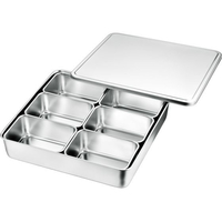 赤川器物製作所 赤川器物/AG 18-8 中型調味料入 6ヶ入 FCL1082-017018005