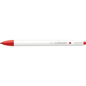 ゼブラ ノック式水性カラーペン クリッカート 赤 FCC0972-WYSS22-R-イメージ2