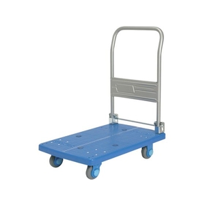 カナツー 静音プラ150樹脂製折畳み式ハンドトラック FC209HN-5097584-イメージ1