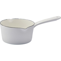 豊琺瑯 pure ホーロー ミルクパン 15cm ホワイト FC286PD-PU-2302-WT