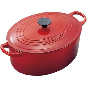 ル・クルーゼ ル・クルーゼ トラディション ココットオーバル 25cm チェリーレッド FC296LM-4514361-イメージ1